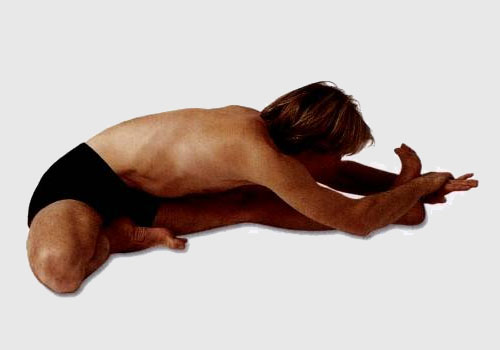 瑜伽体式-头碰膝前曲伸展式A